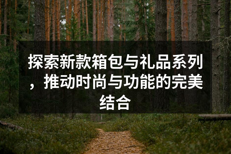新款箱包系列，时尚与功能兼具